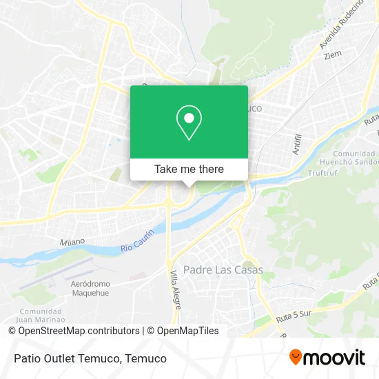 Patio Outlet Temuco map