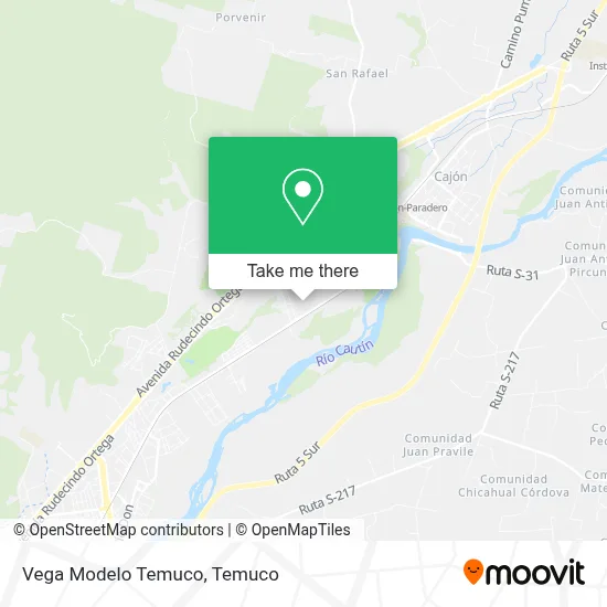 Vega Modelo Temuco map