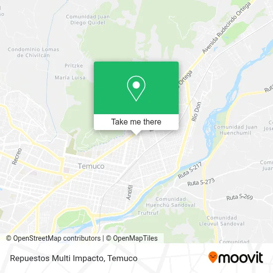 Repuestos Multi Impacto map