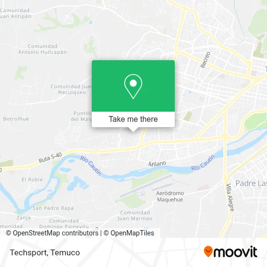 Techsport map