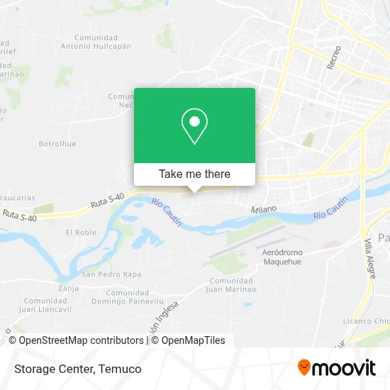 Storage Center map
