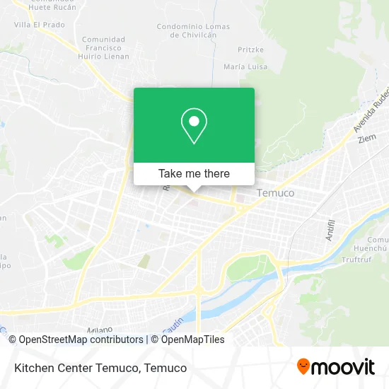 Kitchen Center Temuco map