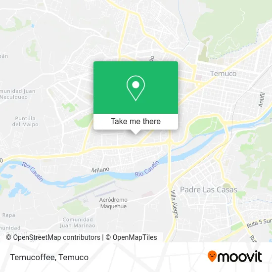 Temucoffee map