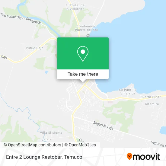 Entre 2 Lounge Restobar map