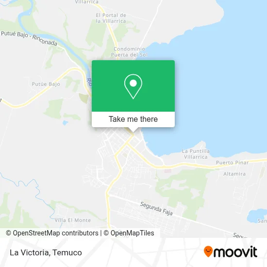 La Victoria map