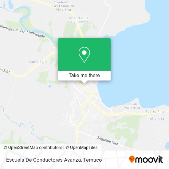 Escuela De Conductores Avanza map