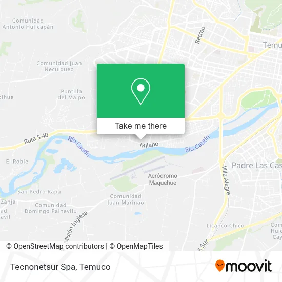 Tecnonetsur Spa map