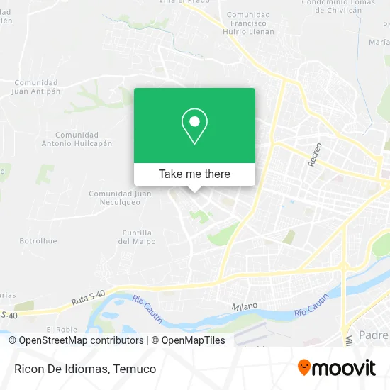 Ricon De Idiomas map