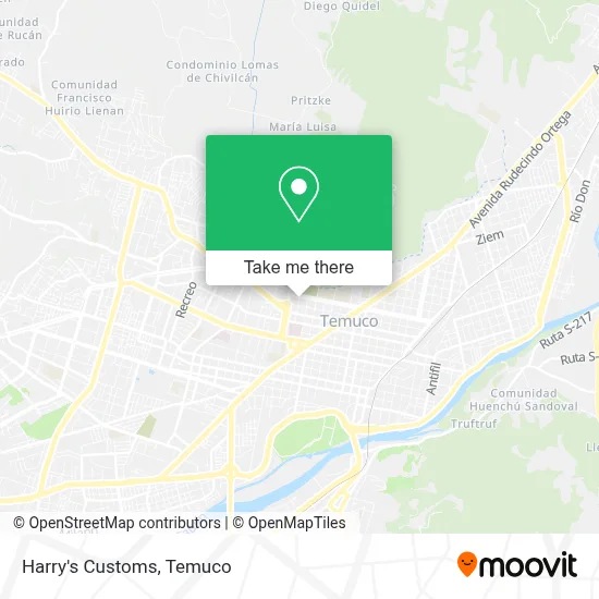 Harry's Customs map