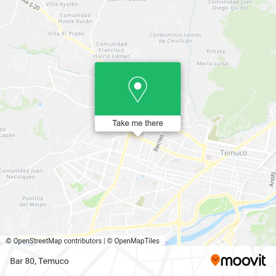 Bar 80 map