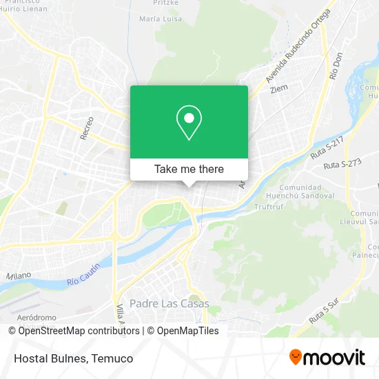 Hostal Bulnes map