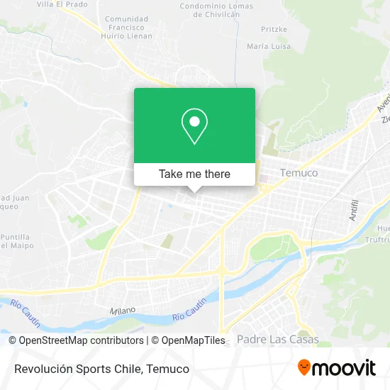 Revolución Sports Chile map