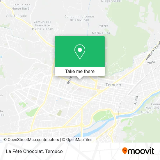 La Fête Chocolat map