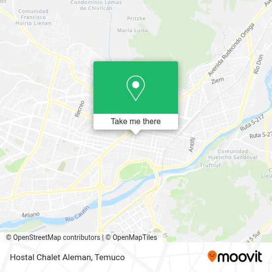 Hostal Chalet Aleman map