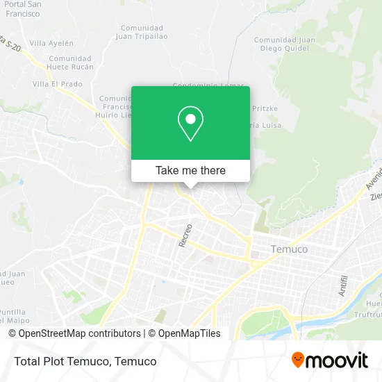 Total Plot Temuco map