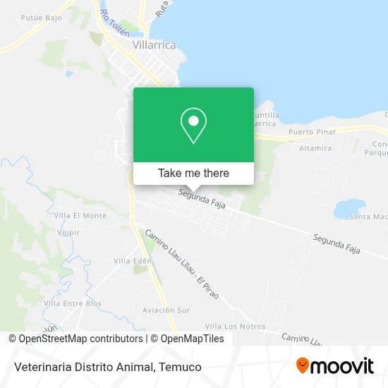 Veterinaria Distrito Animal map