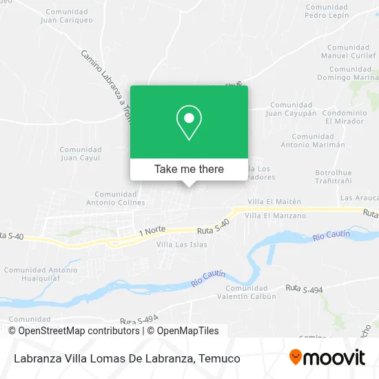 Labranza Villa Lomas De Labranza map