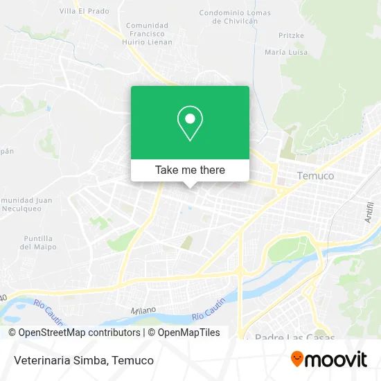 Veterinaria Simba map