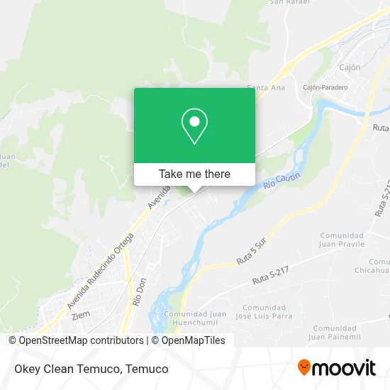 Okey Clean Temuco map