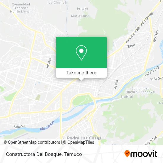 Constructora Del Bosque map