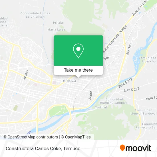 Constructora Carlos Coke map