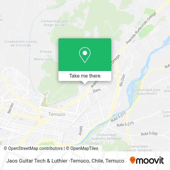 Jaos Guitar Tech & Luthier -Temuco, Chile map