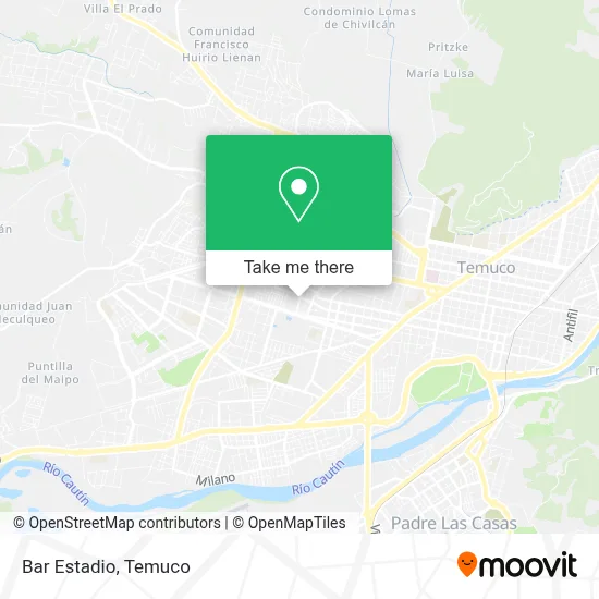 Bar Estadio map
