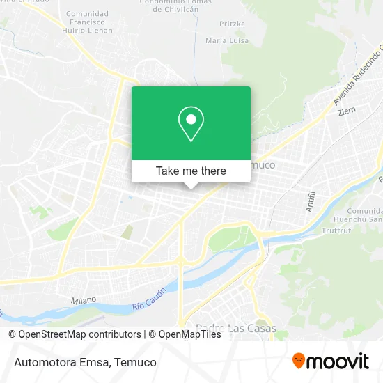 Automotora Emsa map