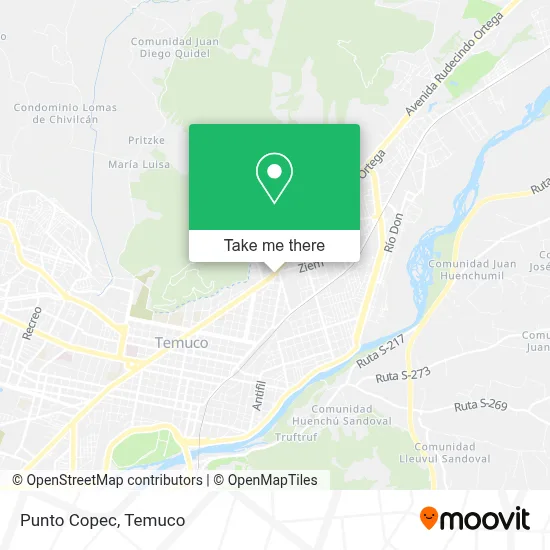 Punto Copec map