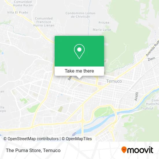 The Puma Store map