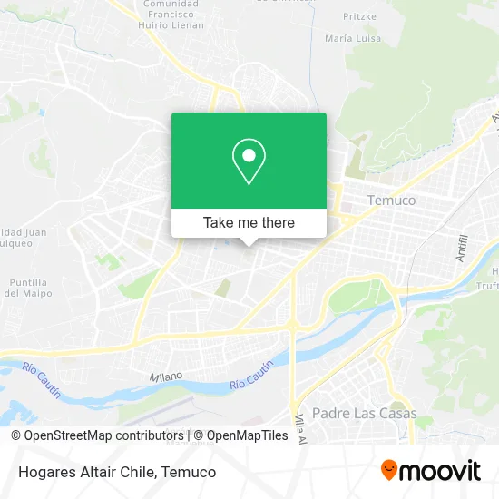 Hogares Altair Chile map