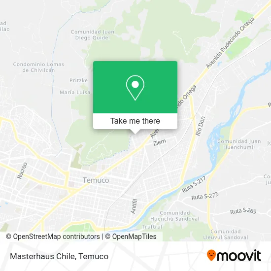 Masterhaus Chile map