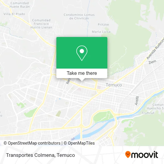 Transportes Colmena map