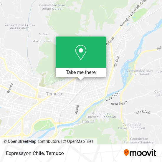 Expressyon Chile map