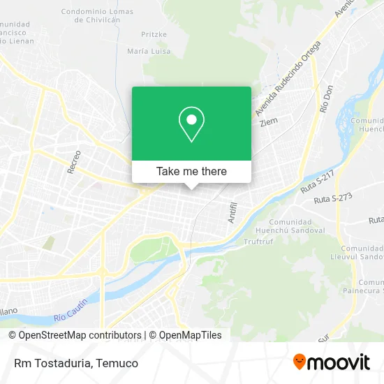Rm Tostaduria map