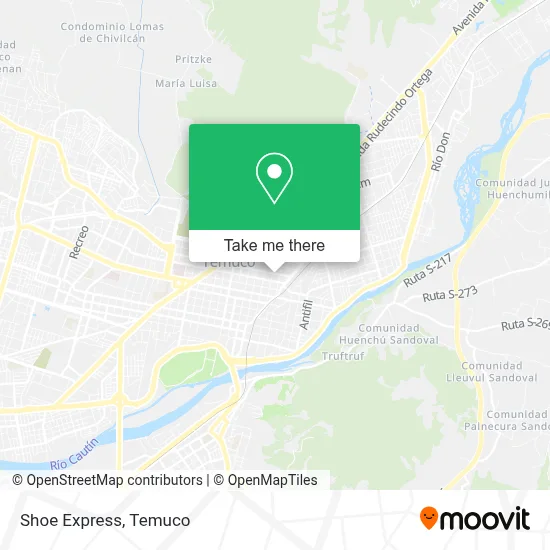 Shoe Express map