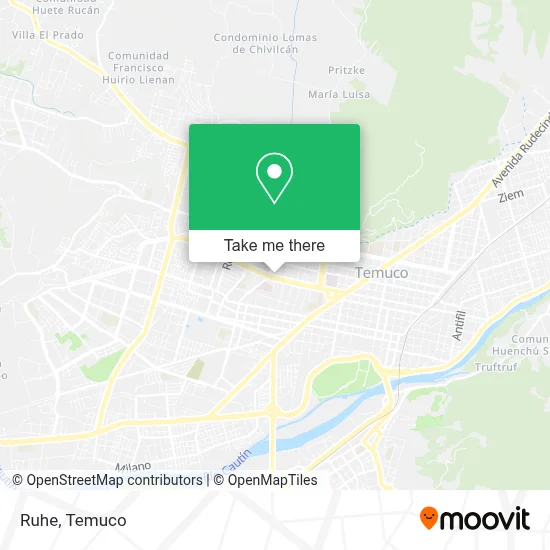 Ruhe map