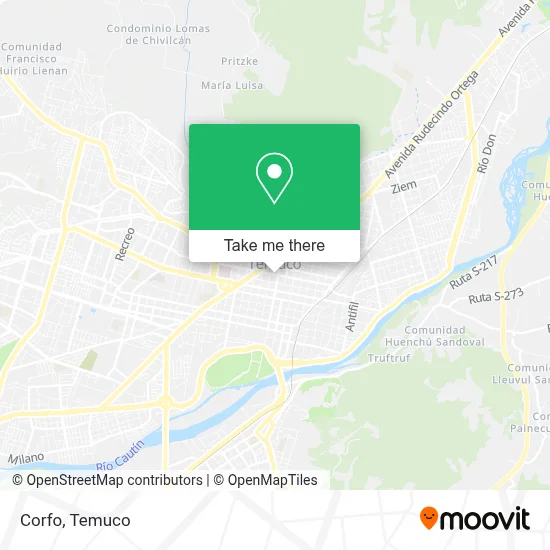 Corfo map