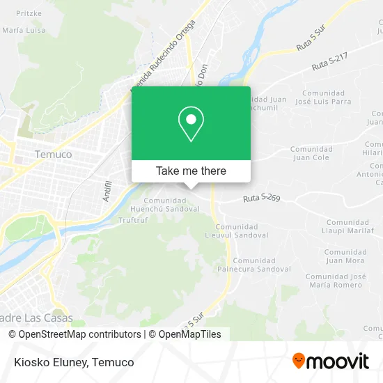 Kiosko Eluney map