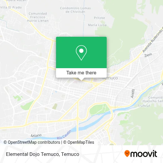 Elemental Dojo Temuco map