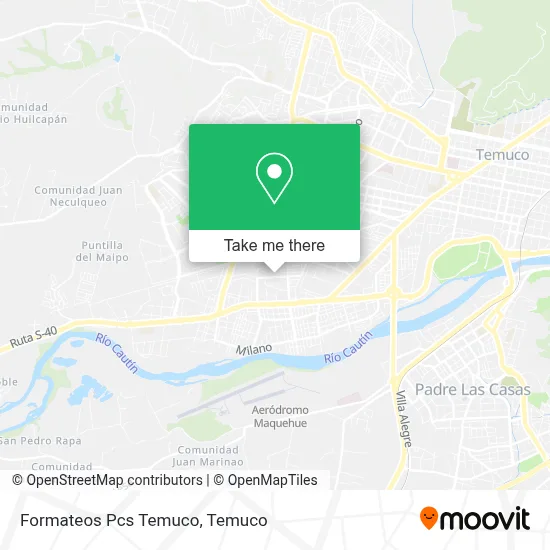 Formateos Pcs Temuco map