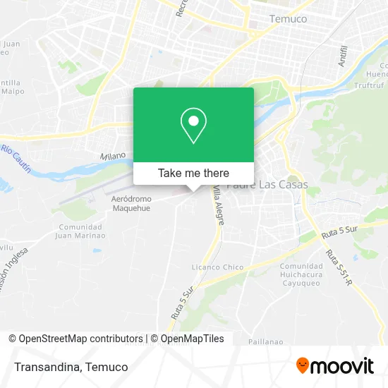 Transandina map