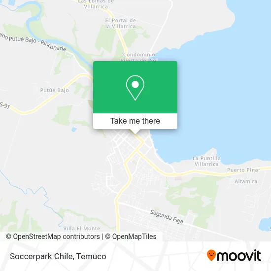 Soccerpark Chile map