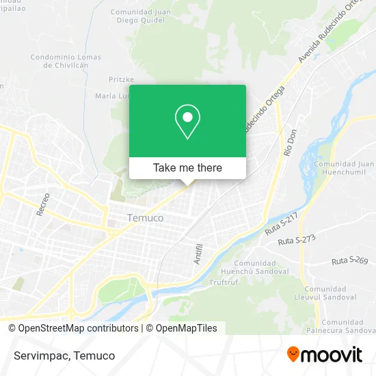 Servimpac map