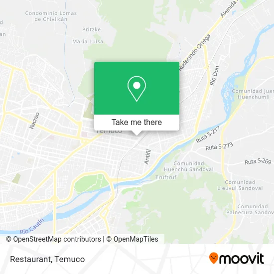 Restaurante map
