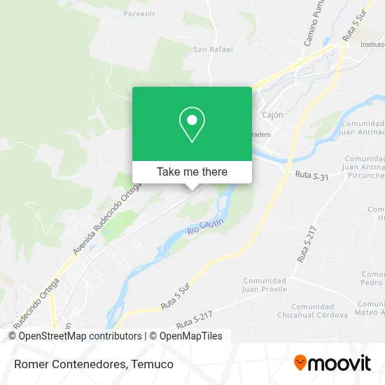 Romer Contenedores map