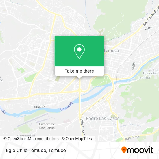 Eglo Chile Temuco map