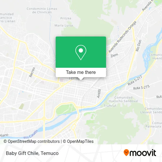 Baby Gift Chile map