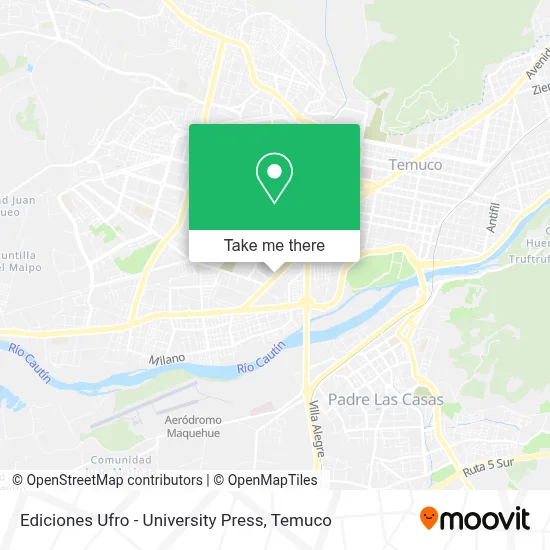 Ediciones Ufro - University Press map