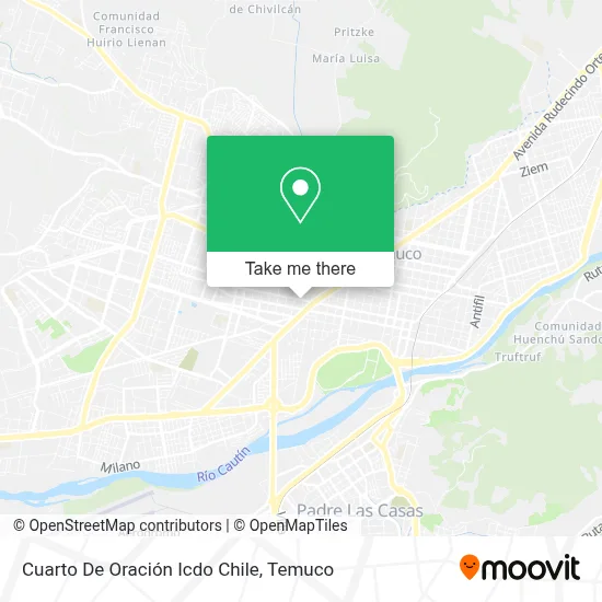 Cuarto De Oración Icdo Chile map